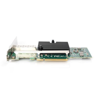 13. Einzelner 10-Gbit/s-Glasfaseranschluss (SFP+) auf PCI-Express-Karte, Chipsatz: Intel JL82599EN