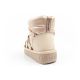 5. D.Franklin Damen Winter Schneestiefel Modische isolierte goldene Stiefeletten