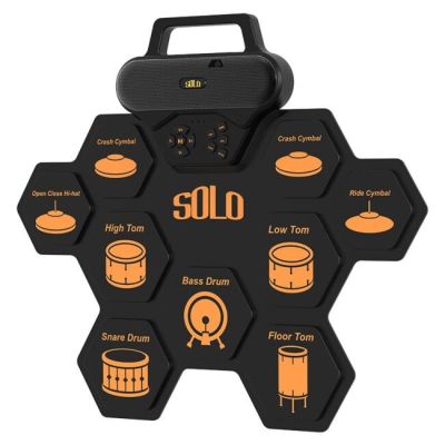 NN SOLO zusammenrollbares elektronisches Schlagzeug USB-C MP3