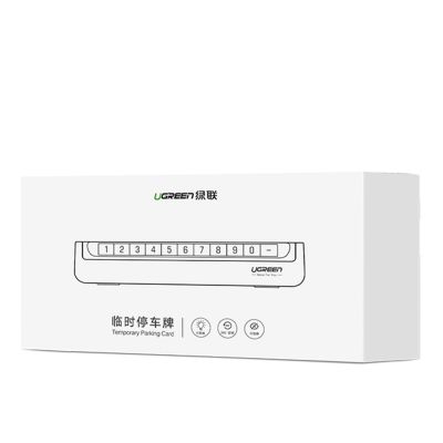 9. Ugreen Kfz-Kennzeichen schwarz (LP178)