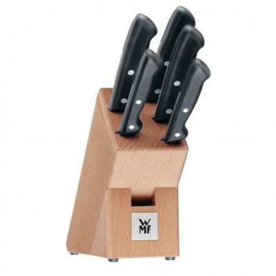 2. WMF 18.7469.9990 Küchenbesteck- und Messerset, 6-teilig. Messerblock/Besteckset