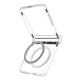 3. Spigen Ultra Hybrid Pro MagSafe Hülle für Samsung Galaxy Z Flip 8 – Transparent und Weiß