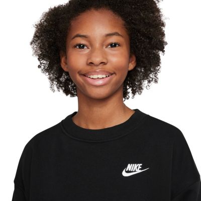 3. Nike Sportswear Club Fleece Kinder-Sweatshirt Schwarz FD2923 010