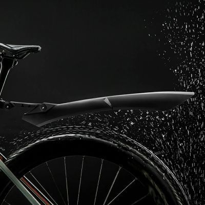 5. Rockbros FK-870 Fahrradschutzbleche mit Schnellverschluss, verstellbar – schwarz