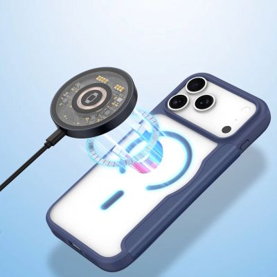 6. Dux Ducis Skin X Pro iPhone 17 Pro Max Hülle mit Wallet, MagSafe kompatibel - Blau