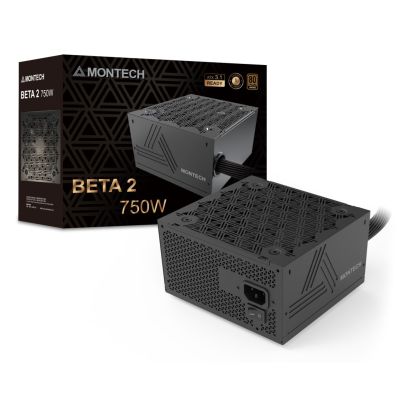 Montech BETA 2 Netzteilmodul 750 W 20+4 Pin ATX Schwarz