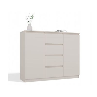 2. Kommode mit 2 Türen und 4 Schubladen, Kaschmir-Set