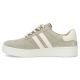 3. Damen-Sneaker aus Leder mit Plateausohle in Khaki, Modell Filippo DP7512