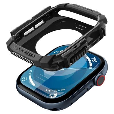 7. Spigen Rugged Armor Hülle für Apple Watch 10 (42 mm) – Schwarz