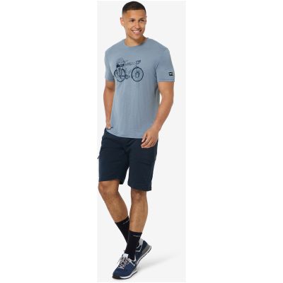 5. Herren-T-Shirt SUPER.NATURAL M WANDER WHEEL TEE, weiß
