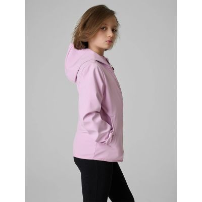 5. Softshelljacke für Mädchen, winddichte Membran 5000, Größe 4F 4FJWSS26TSOFF478-47S