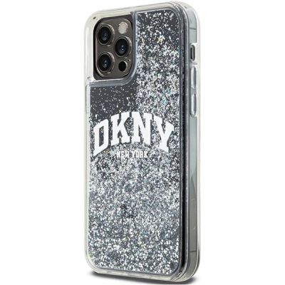 2. DKNY Liquid Glitter Big Logo iPhone 12 Pro/12 Hülle - Schwarz