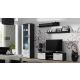 2. TV-Schrank SOHO 140 schwarz/weiß glänzend