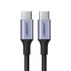 Ugreen US316 USB-C / USB-C-Kabel 480 Mbit/s 5 A 0,5 m – Grau