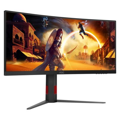 17. AOC CU34G4Z 34-Zoll-Monitor, Fast VA, WQHD 21:9, 240 Hz, 1 ms, 3440 x 1440 Pixel, 450 cd/m², 2 HDMI-Anschlüsse, Schwarz