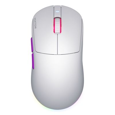 6. Hator Quasar 3 Ultra 8K Kabellose Gaming-Maus Weiß