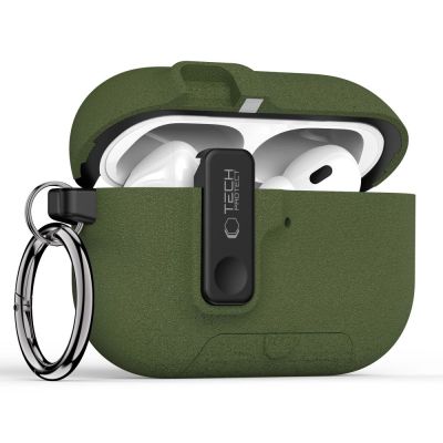 2. Tech-Protect Slim Hook Case für AirPods Pro 3 – Grün