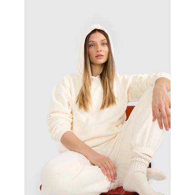 5. 4FWarm lockeres Fleece mit Kapuze für Damen 4F4FRAW25TFLEF451-11S