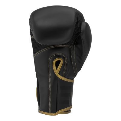 8. adidas HYBRID 80 ADIH80 Boxhandschuhe schwarz gold