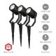 5. Nedis ZBLOS10RGBW3 Smartlife RGB Zigbee 3.0 3W 3er-Pack Außenleuchte