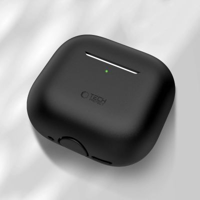 2. Tech-Protect Silikonhülle für Apple AirPods 4 - Schwarz