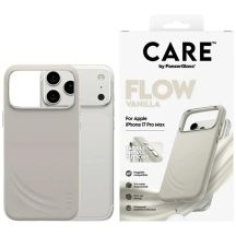 CARE by PanzerGlass FLOW MagSafe Hülle für iPhone 17 Pro Max – Beige