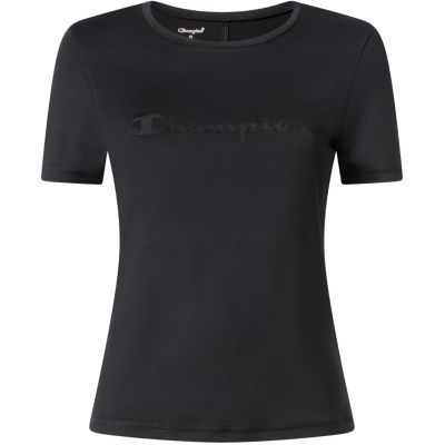 2. Champion Damen-T-Shirt mit Rundhalsausschnitt, Schwarz, 118511 KK001