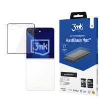 3mk HardGlass Max™ Schutzglas für Samsung Galaxy Z Flip 8 - Schwarz