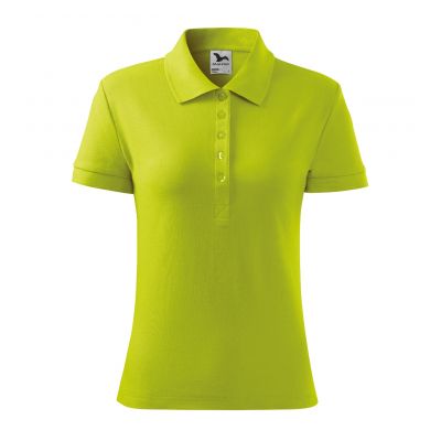 3. Malfini Cotton W MLI-21362 Limettenpoloshirt