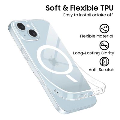 5. Tech-Protect FlexAir MagSafe iPhone 15 Hülle - Transparent