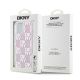 8. DKNY Liquid Glitter Multilogo Hülle für iPhone 15 / 14 / 13 – Rosa