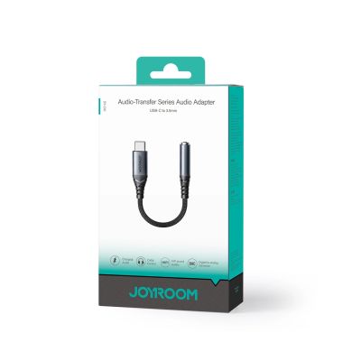 5. Joyroom SY-C01 USB-C DAC-Adapter auf 3,5-mm-Miniklinke – Schwarz