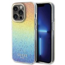 Guess IML Faceted Mirror Disco Iridescent Hülle für iPhone 14 Pro Max – mehrfarbig