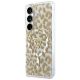 2. Guess IML Leopard Print Dreieckige MagSafe Hülle für Samsung Galaxy S26 - Braun