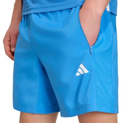 4. adidas Workout Essentials Base Woven Shorts für Herren, Hellblau KD2960