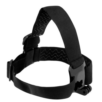 2. Stirnband für GoPro, DJI Osmo Action, EKEN, SJCam, Insta360 Actionkameras + lange Befestigungsschraube schwarz