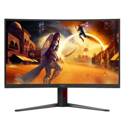 8. Monitor 31,5" AOC G4 C32G4Z 1920x1080px Full HD LCD Curved Schwarz, Rot