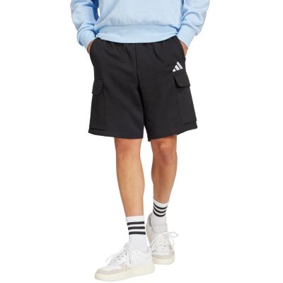 6. adidas Essentials Feelcozy Fleece-Cargo-Shorts M JE3869