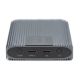 3. USB 3.1 Typ-C Klonstation/Gehäuse für M.2 NVMe 20 Gbit/s SSDs, Aluminium, werkzeuglos