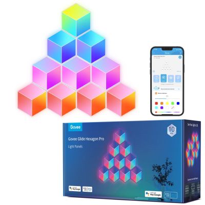 12. Govee H6066 Glide Hexa Pro; LED-Panels; RGBIC