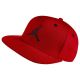 Rote Air Jordan Baseballkappe mit Schirm für Kinder, Snapback