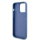 7. Guess GUHCP15XP4TDPB iPhone 15 Pro Max 6,7" blau/blaues Hardcase Leder 4G Triangle Strass