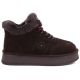 2. Damen-Plateau-Ankle-Boots aus braunem Wildleder von Big Star (UU274312)