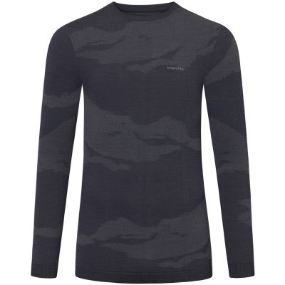 VIKING Gasher Merino Herren Langarmshirt Marineblau L