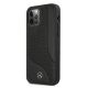 2. Mercedes Leder-Perforated Area Case für iPhone 12 Pro Max - Schwarz