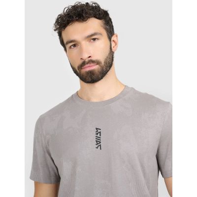 3. Herren-T-Shirt mit Aufdruck, regulär, Größe 4F 4FRAW25TTSHM3385-27A