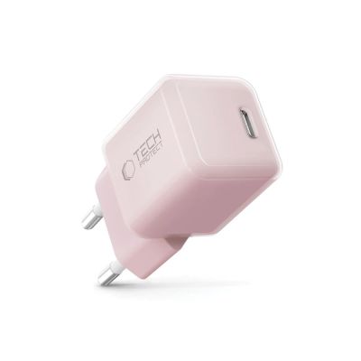 2. Tech-Protect NCM25 USB-C PD 25W Wandladegerät - Rosa