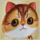 7. Nimmy Big Eyed Pet 2.0 Cat Case für iPhone 15 Pro Max - Grün