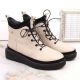 13. Filippo W PAW482 beige isolierte Plateaustiefeletten aus Leder
