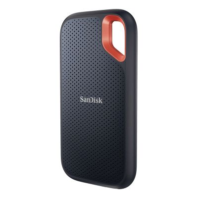 20. SanDisk Extreme Portable externe SSD-Festplatte (4 TB; USB 3.2; 1050 MB/s; SDSSDE61-4T00-G25)